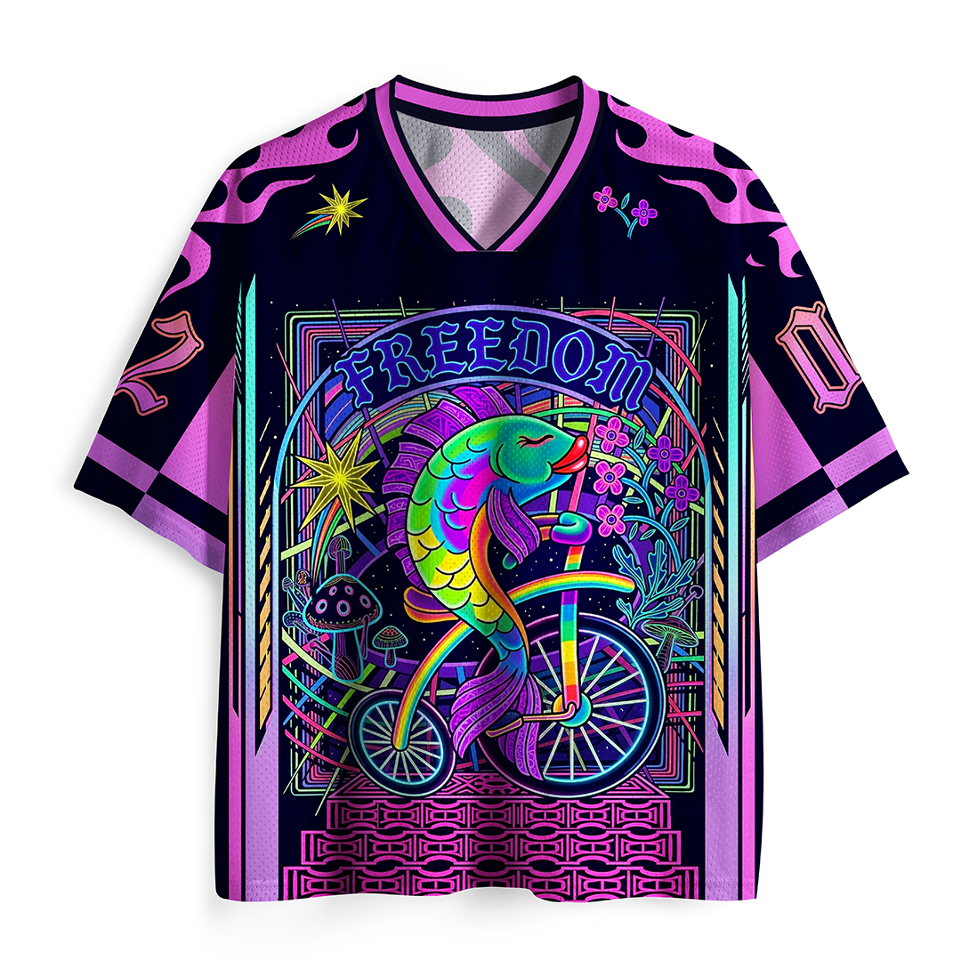 Vintage Totally Shatter The Patriarchy Mesh Jersey