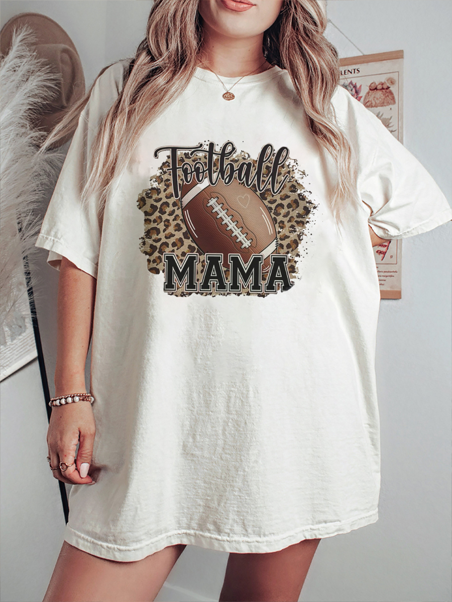 Vintage Football Mama T-Shirt