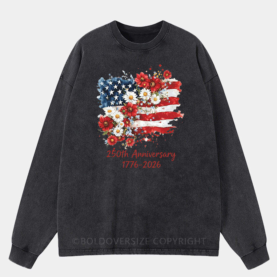 Vintage 250th America Washed Long Sleeve Shirt