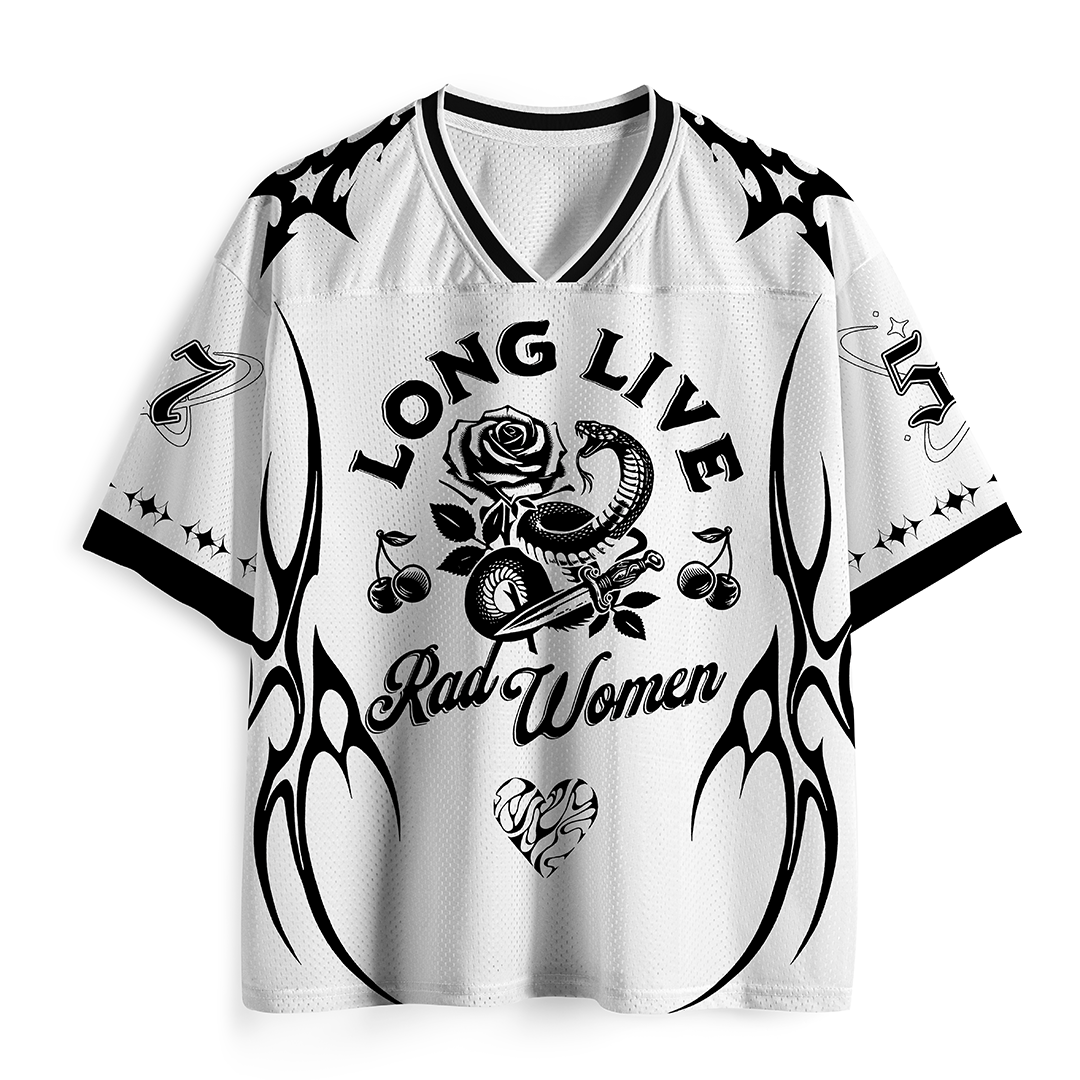 Vintage Long Live Rad Women Mesh Jersey