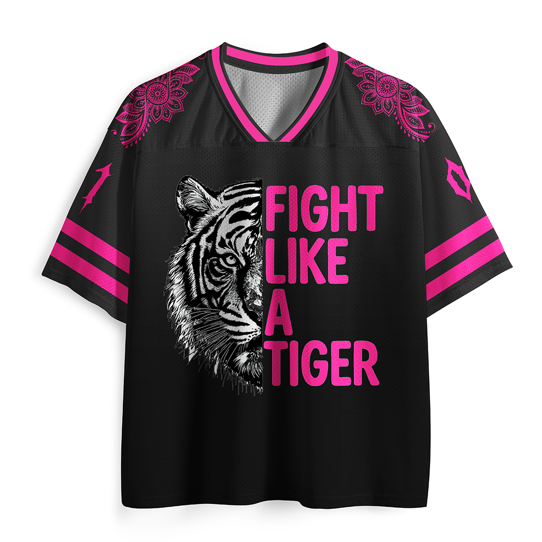 Vintage Fight Like A Tiger Mesh Jersey