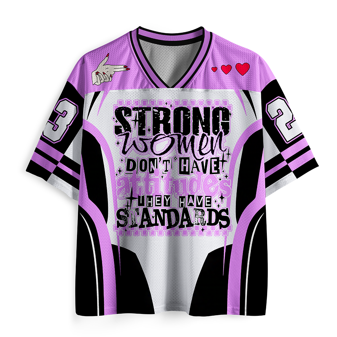 Vintage Strong Women Mesh Jersey