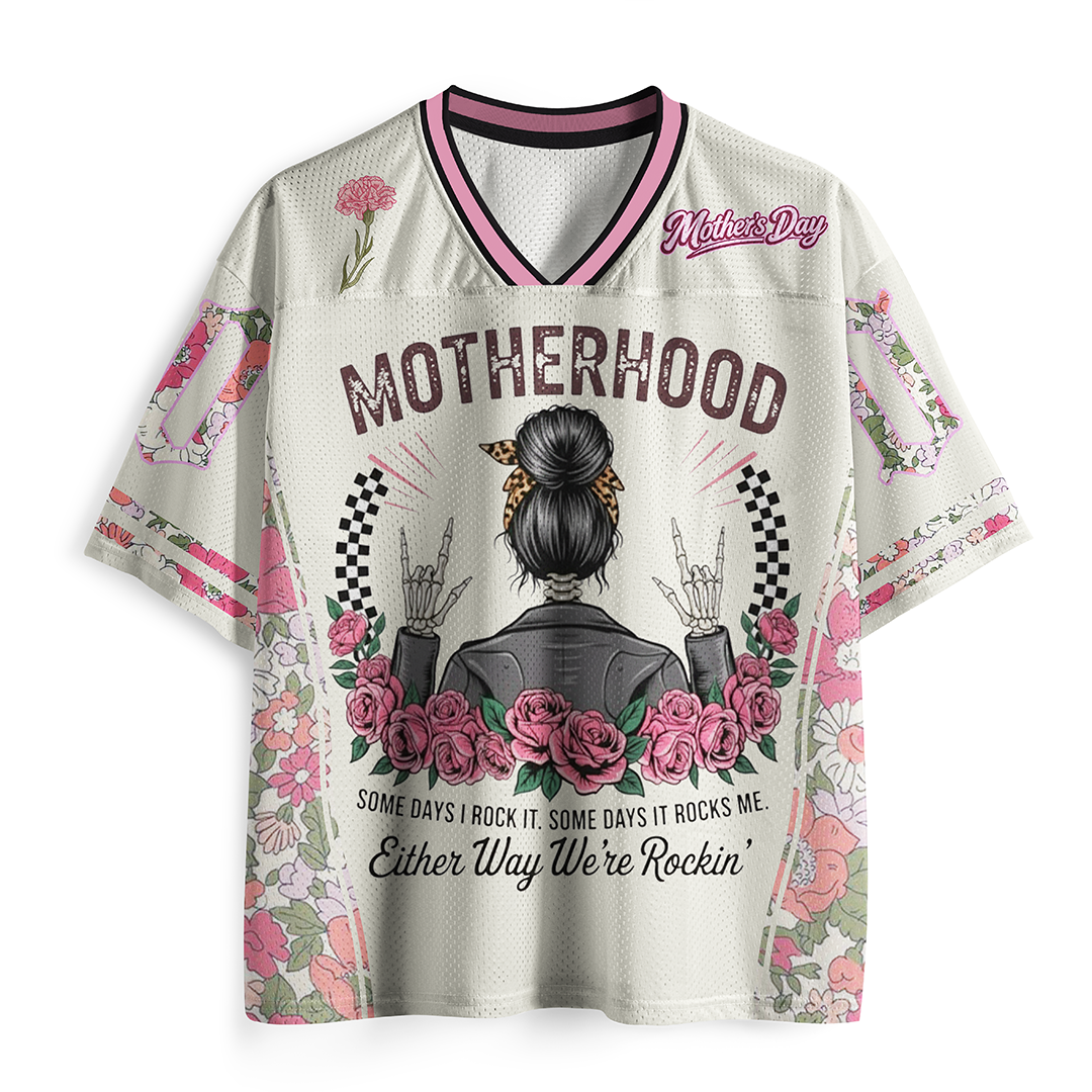 Vintage Motherhood Rock Mesh Jersey