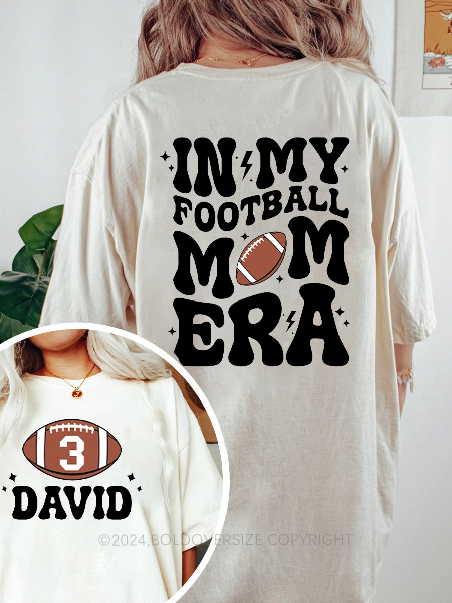 Vintage In My Football Mom Era Oversize Graphic Tee
