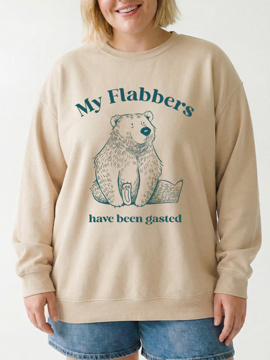 Vintage My Flabbers Have Been Gasted Graphic Sweatshirt