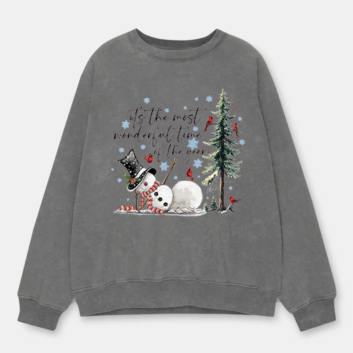 Vintage It'S The Most Wonderful Time Of The Year Washed Sweatshirt