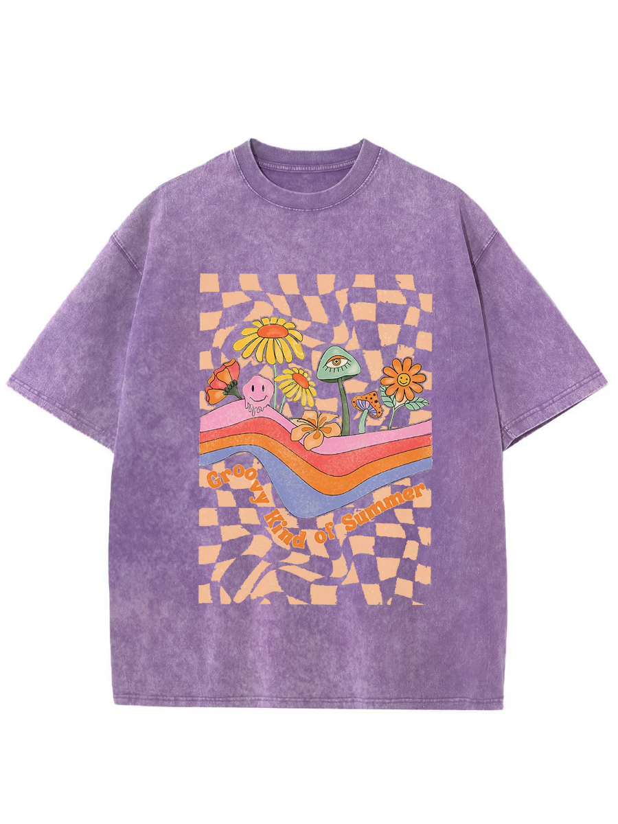 Vintage Groove Summer Washed T-Shirt