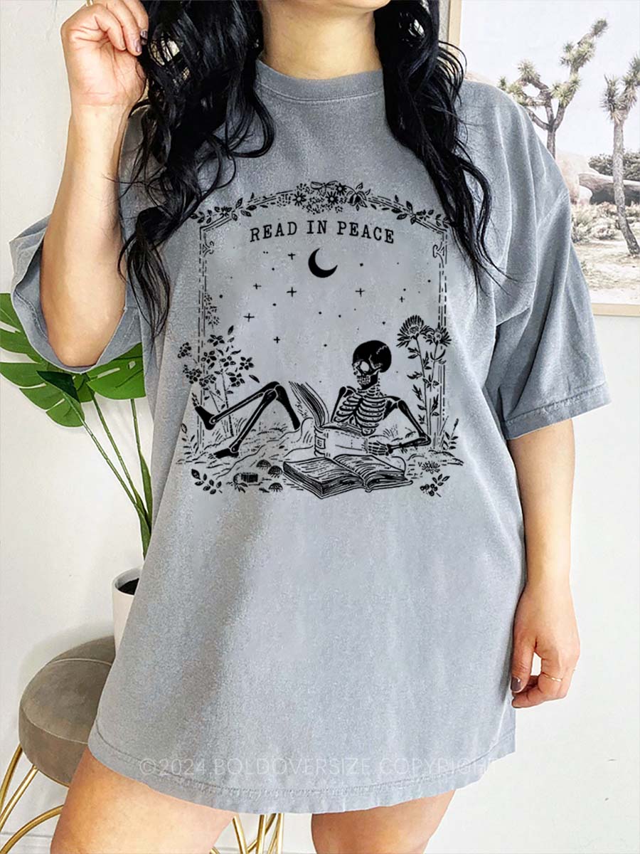 Vintage Read In Peace Tee