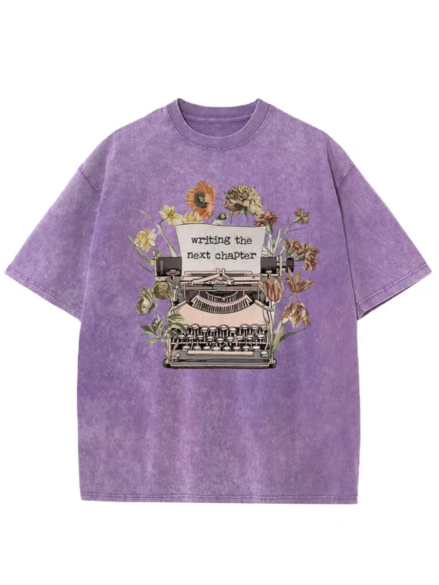 Vintage Writing Lover Washed T-Shirt