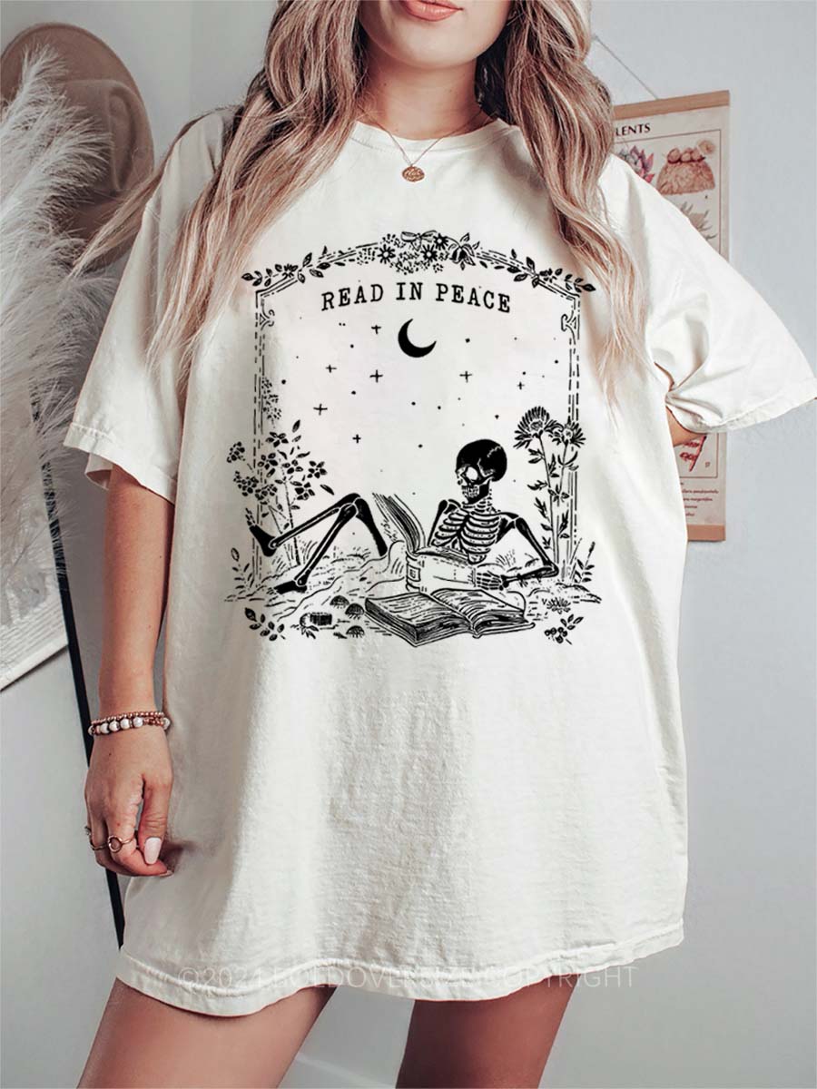Vintage Read In Peace Tee