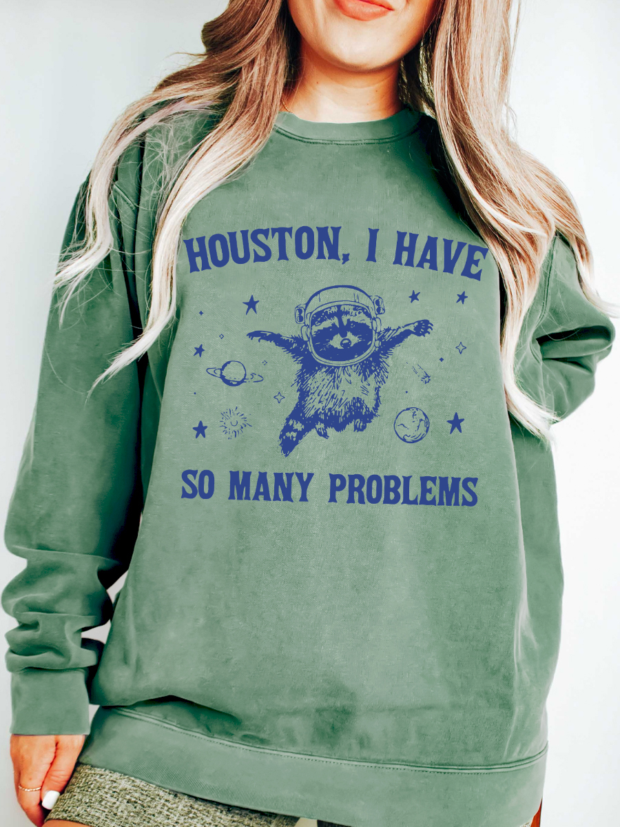 Vintage Raccoon Meme Sweatshirt