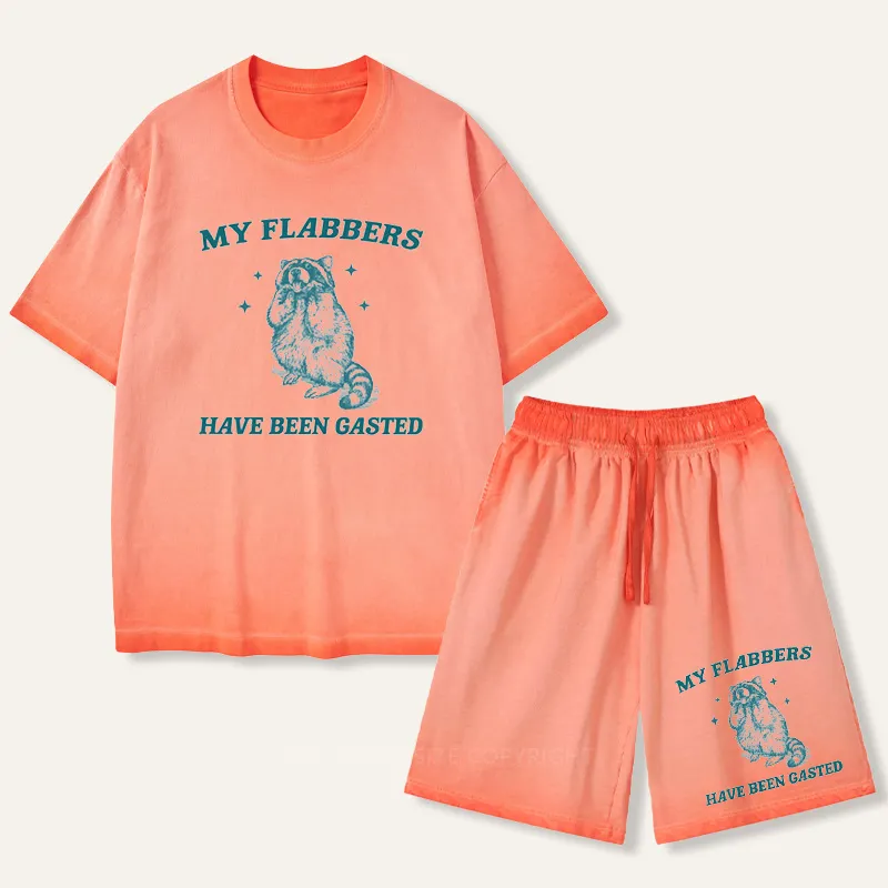 Vintage My Flabbers Have Been Gasted Gradient Washed Suit