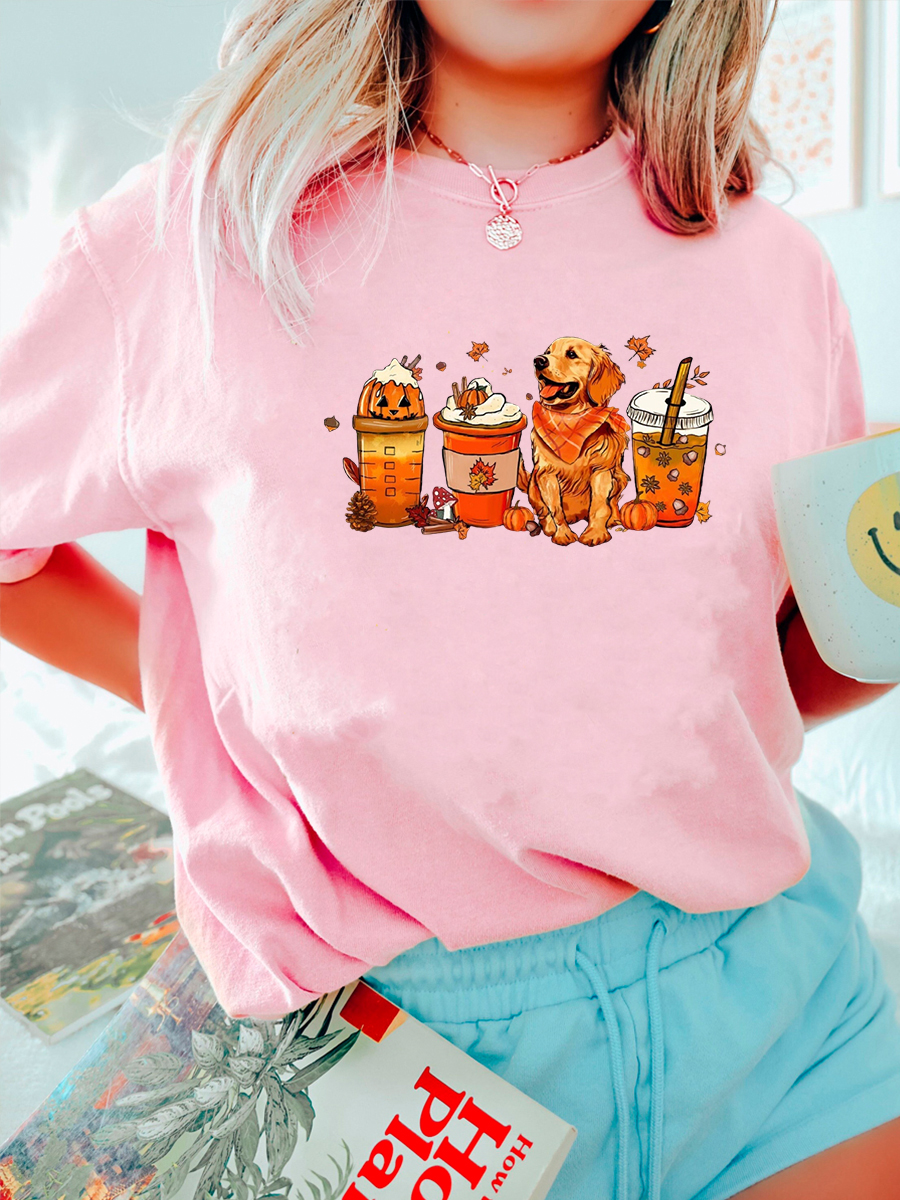 Golden Retriever Fall T-Shirt