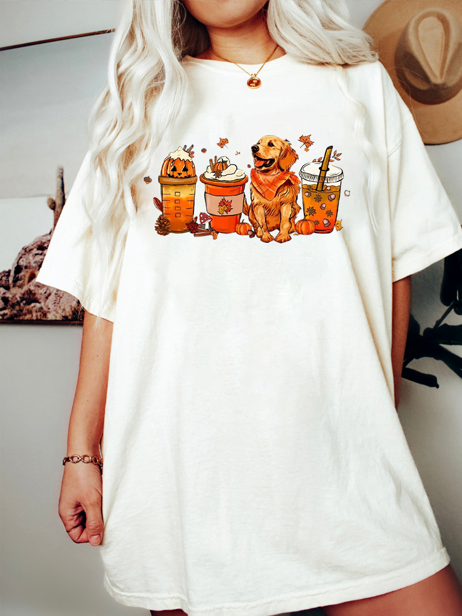 Golden Retriever Fall T-Shirt