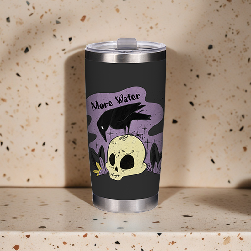 Vintage Ravens And Skeletons 20oz Tumbler