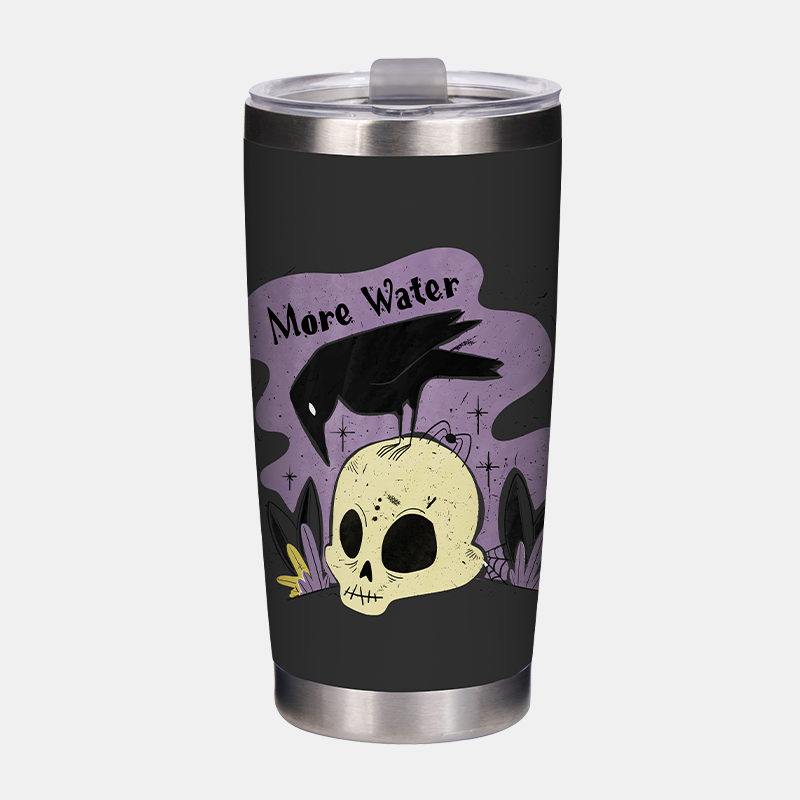 Vintage Ravens And Skeletons 20oz Tumbler