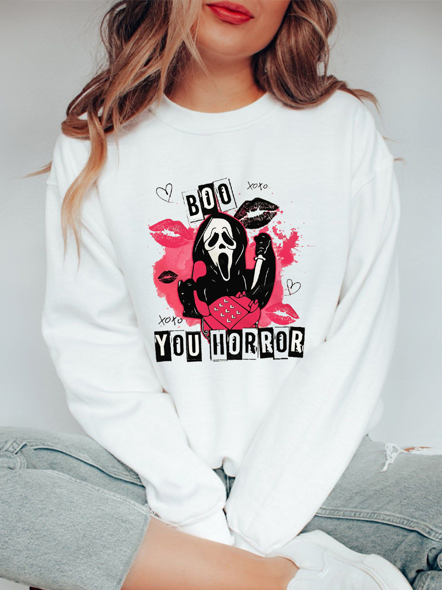 Boo You Horror Sweatshirt