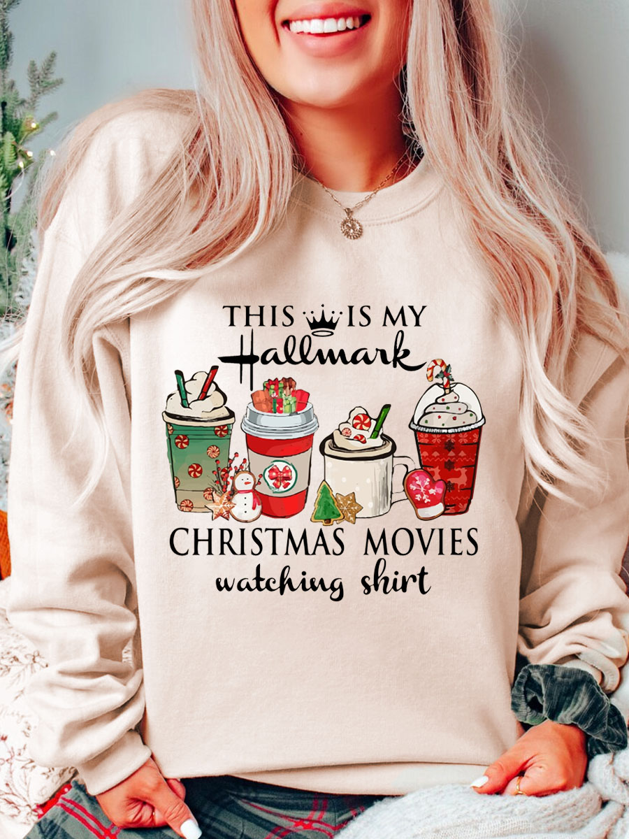 Oversized This Is My Movie Watching Sweatshirt 