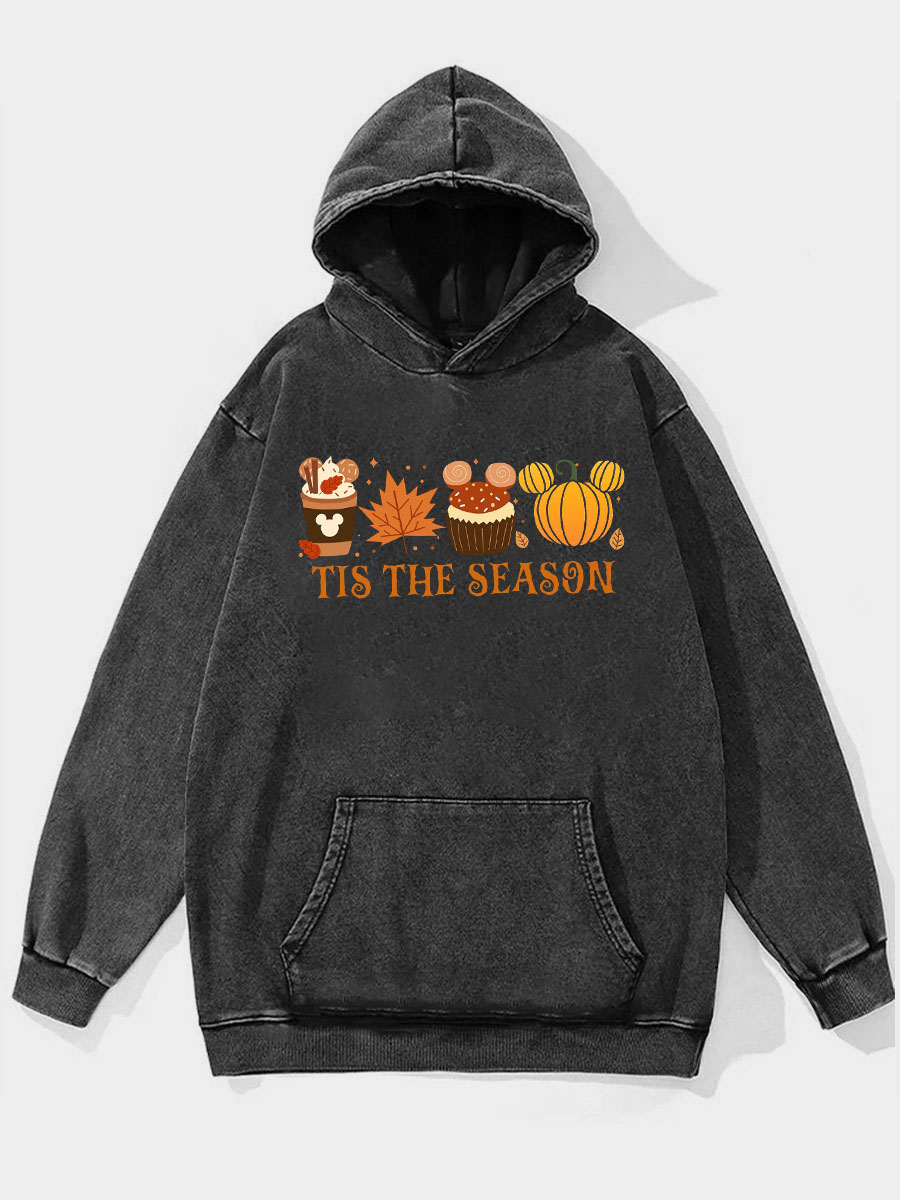 Plus Size Tis The Season Washed Hoodie
