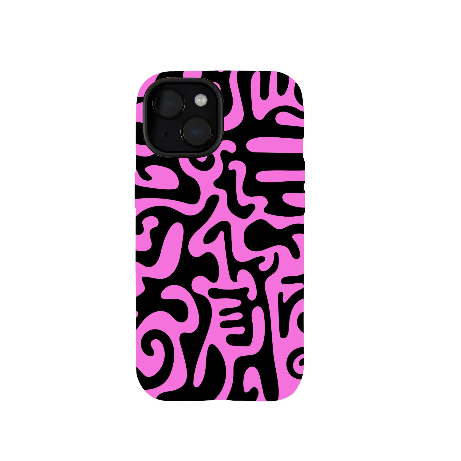 Black And Purple Graffiti Phone Case