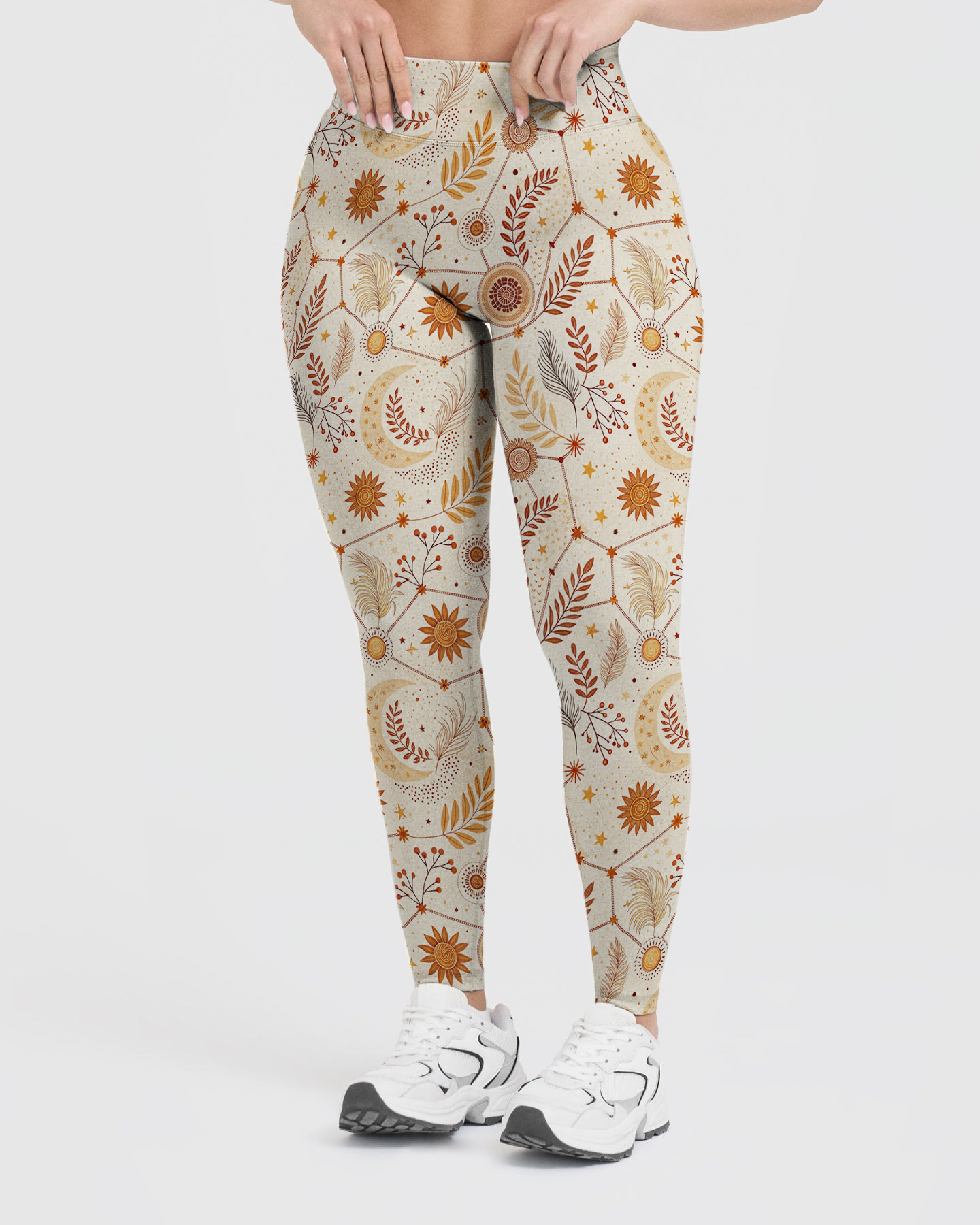 Vintage Sky Plants Leggings