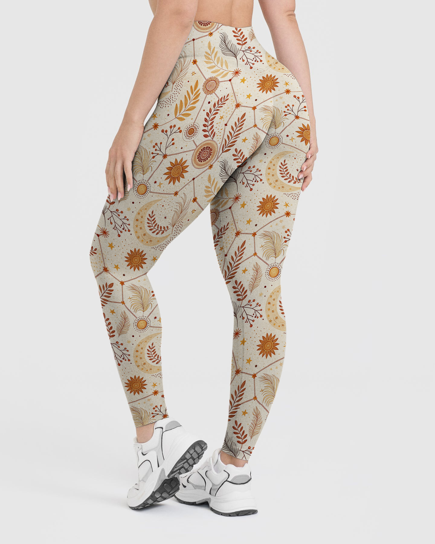 Vintage Sky Plants Leggings