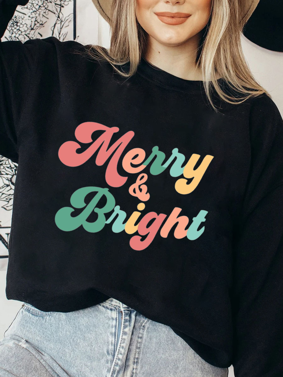 Merry And Bright Christmas Sweatshirt