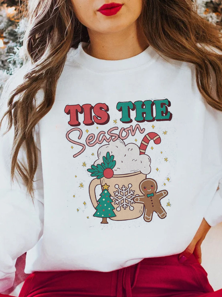 Plus Size Its The Season Christmas Sweatshirt