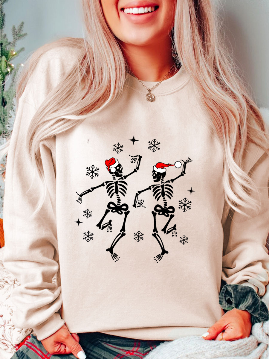 Dancing Skeleton Christmas Sweatshirt