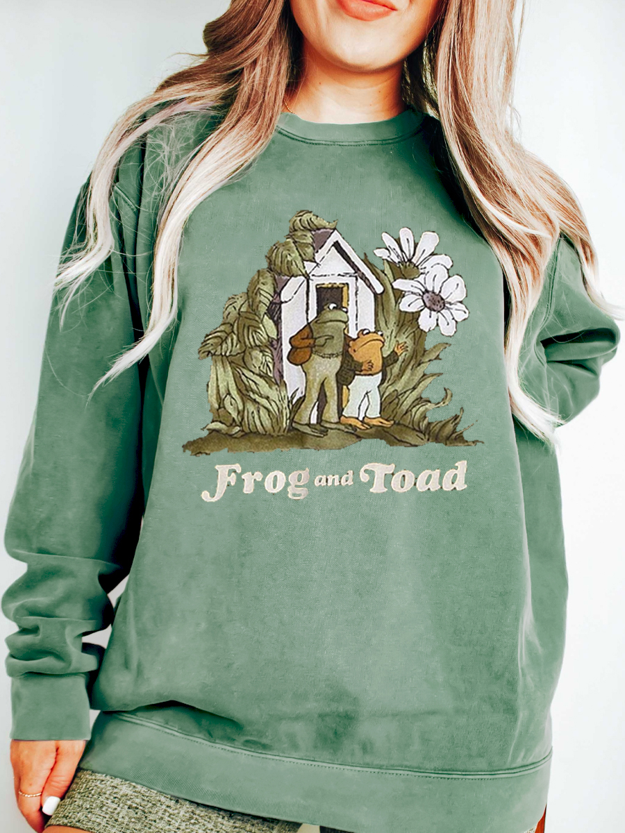 Vintage Frog And Toad Are Friends Sweatshirt