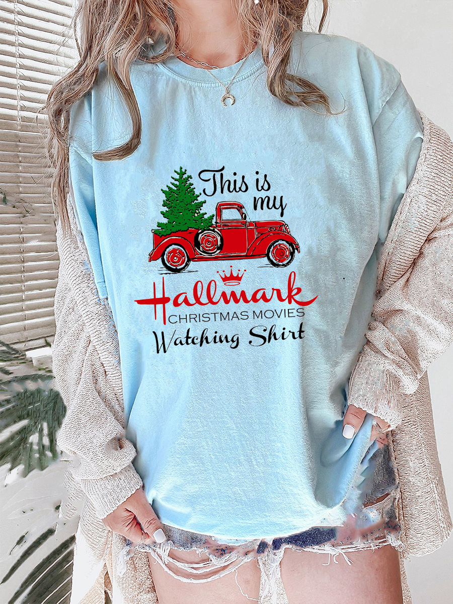 This Is My Movie Watching Christmas Tee