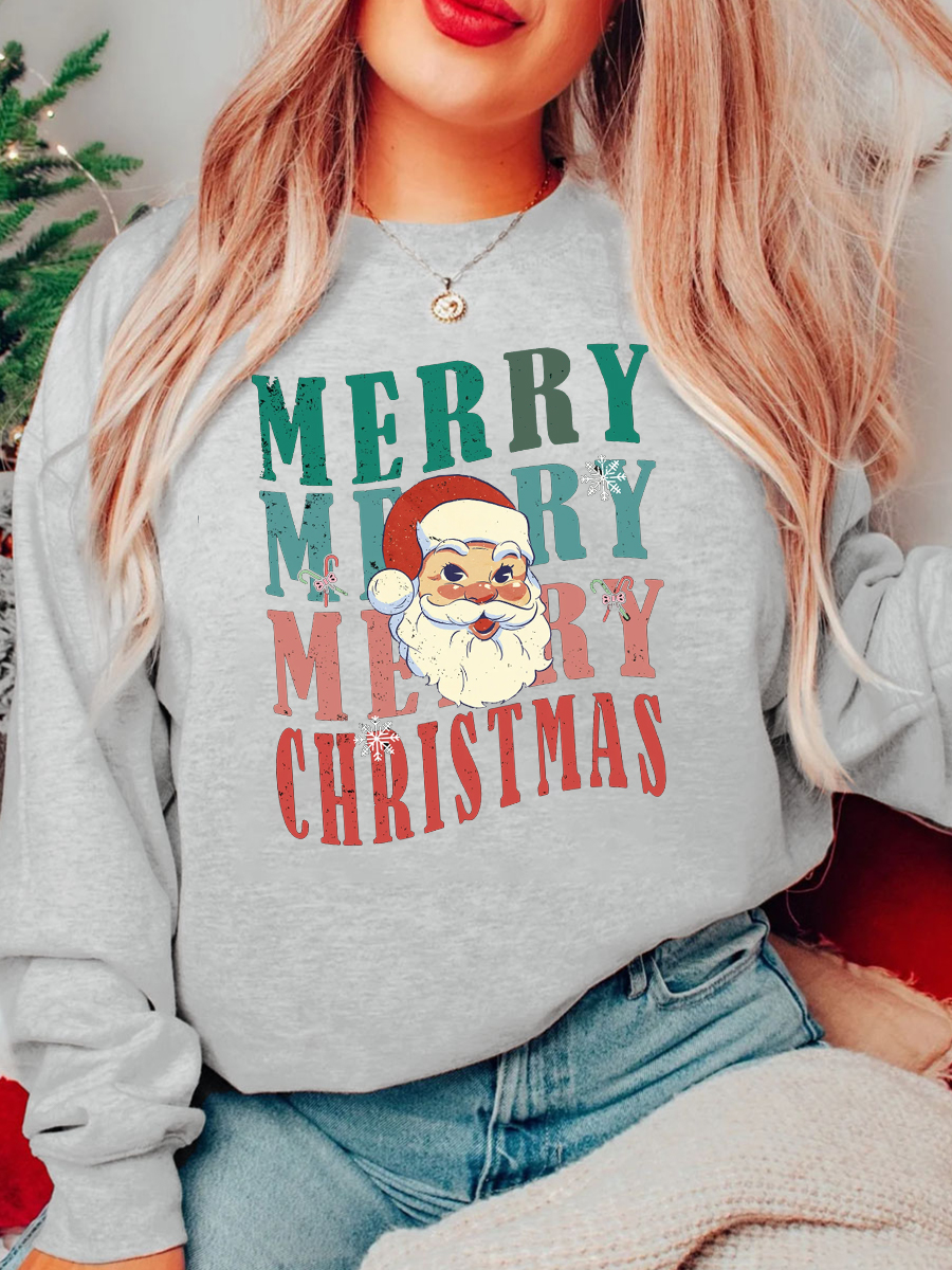 Latest Merry Christmas Plus Size Sweatshirts on Sale boldoversize