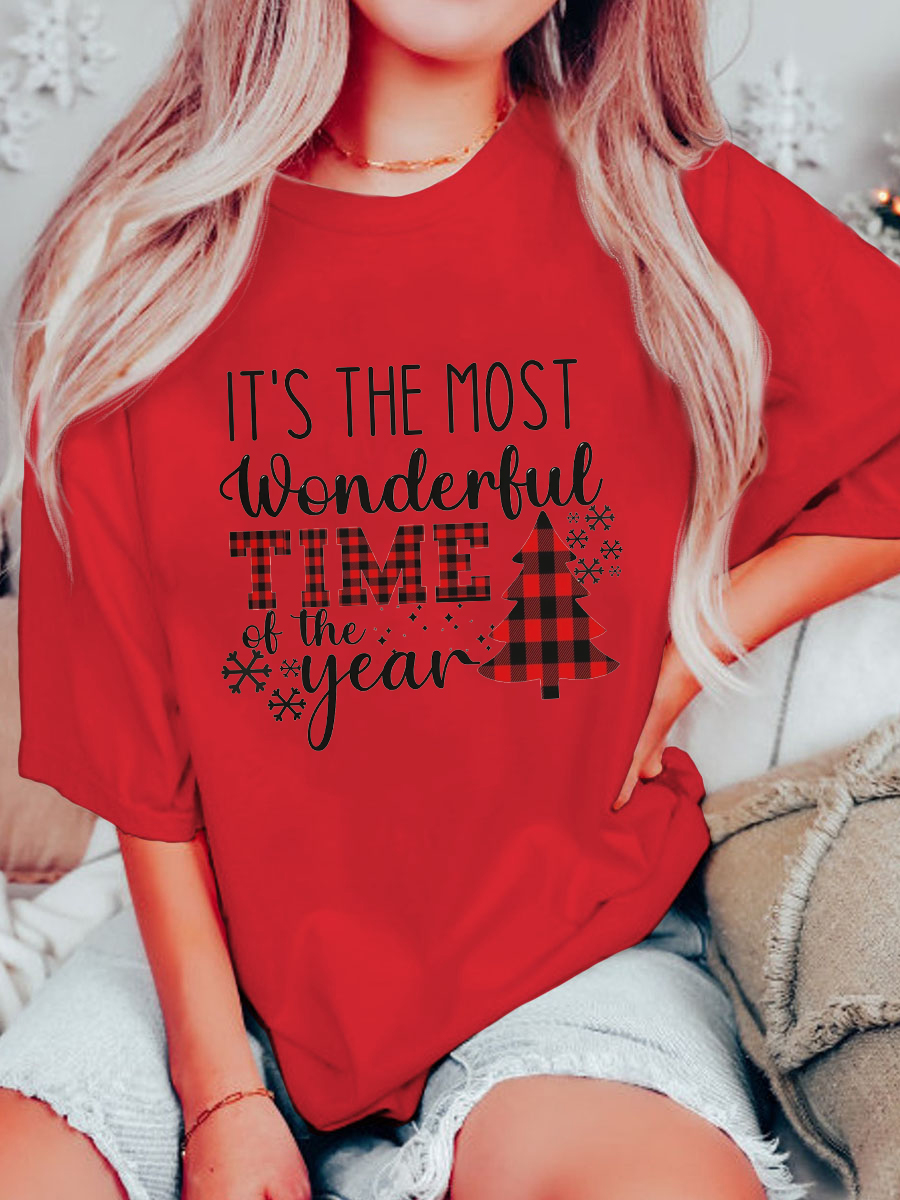 Oversized It's The Most Wonderful Time Of The Year Shirt