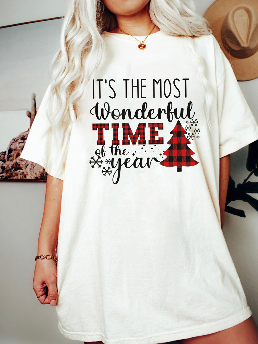Oversized It's The Most Wonderful Time Of The Year Shirt