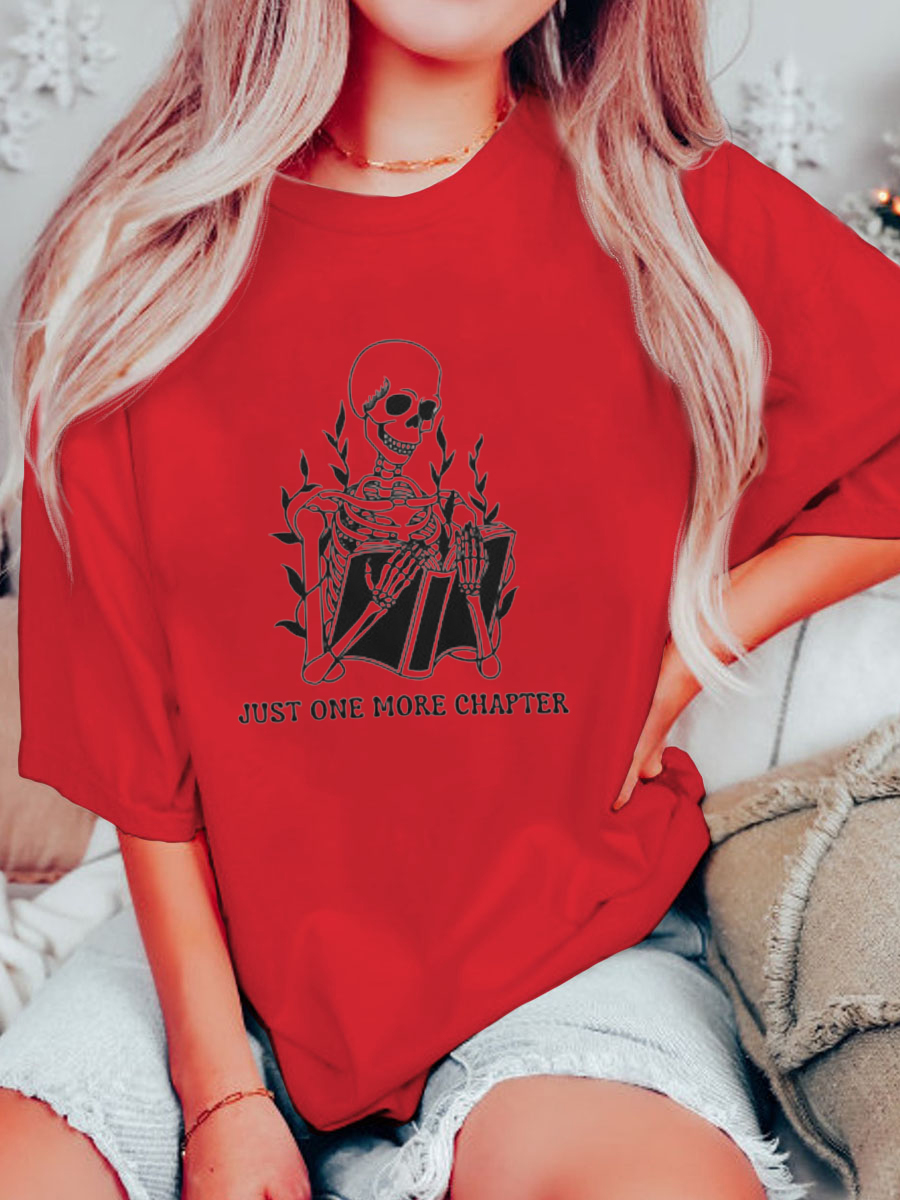 Plus Size Just One More Chapter T-shirts