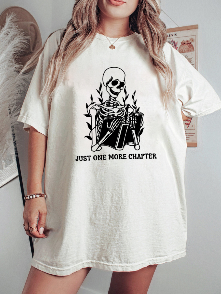 Plus Size Just One More Chapter T-shirts