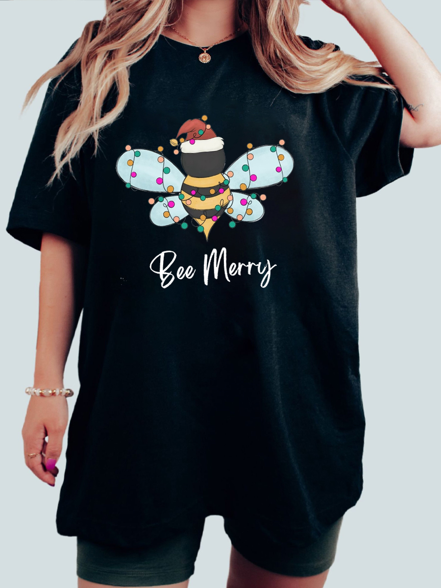 Bee Merry Plus Size T-Shirt
