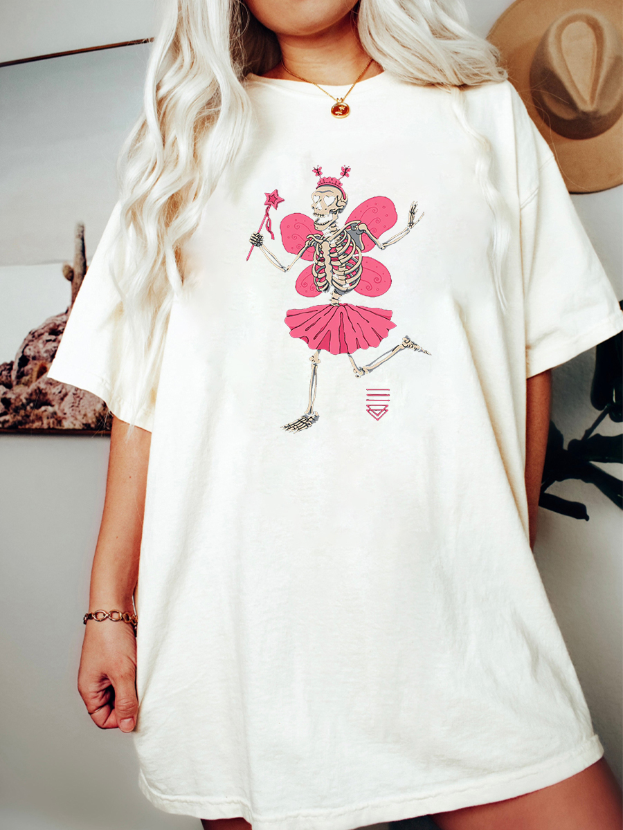 Fairy Skull Lover Plus Size T-Shirt