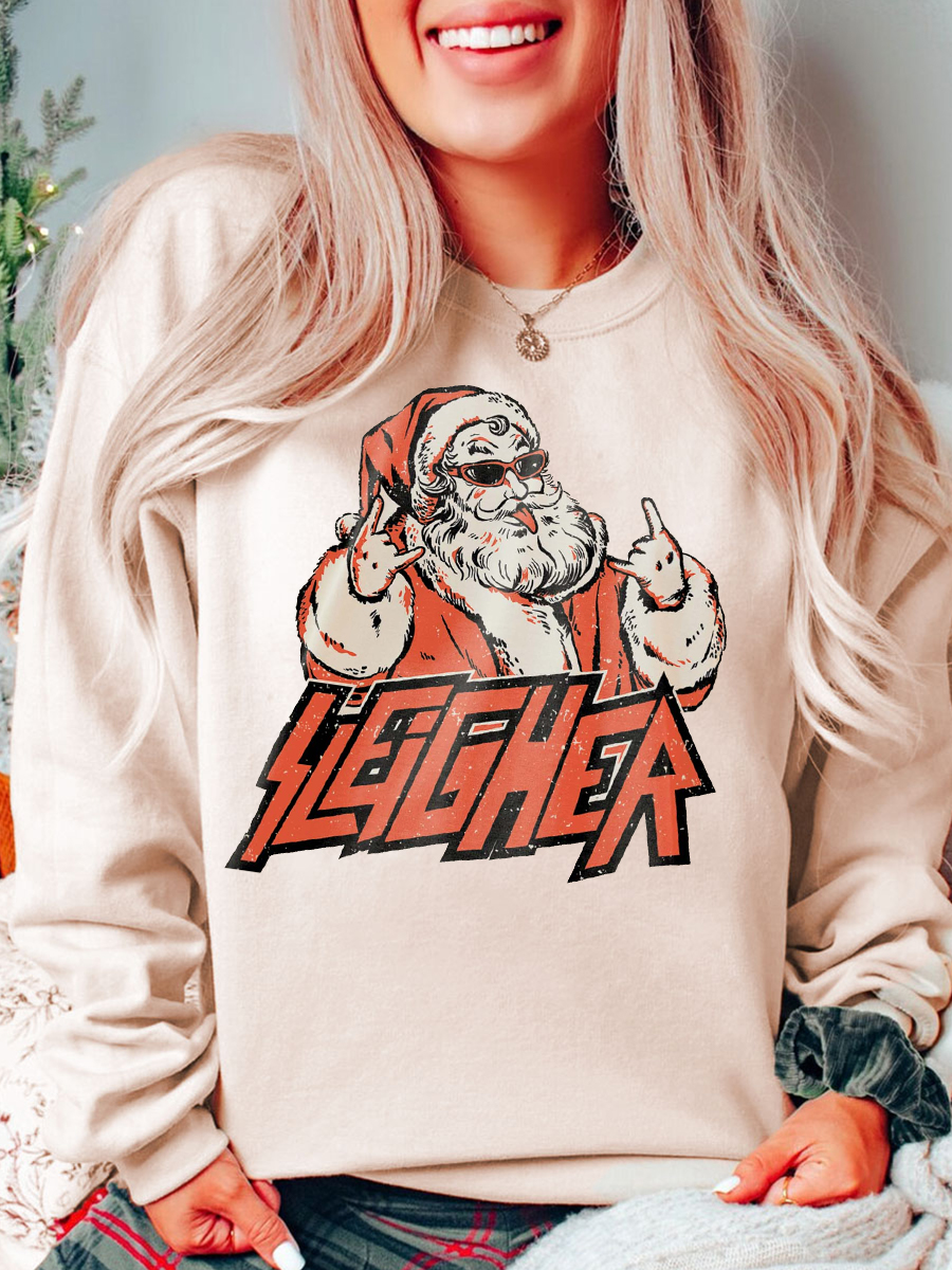 Santa Sleigher Plus Size Sweatshirt