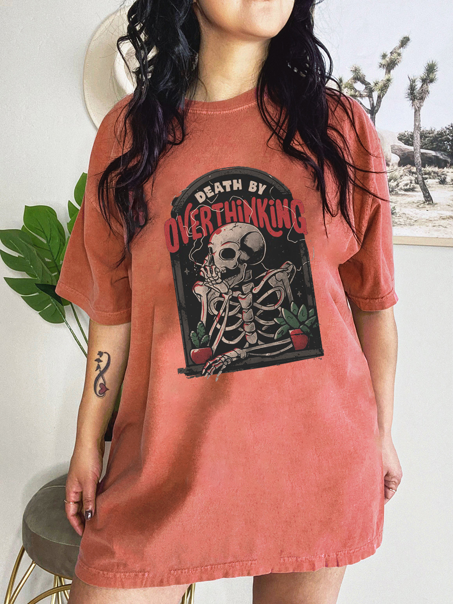 Death By Overthinking Plus Size T-Shirt