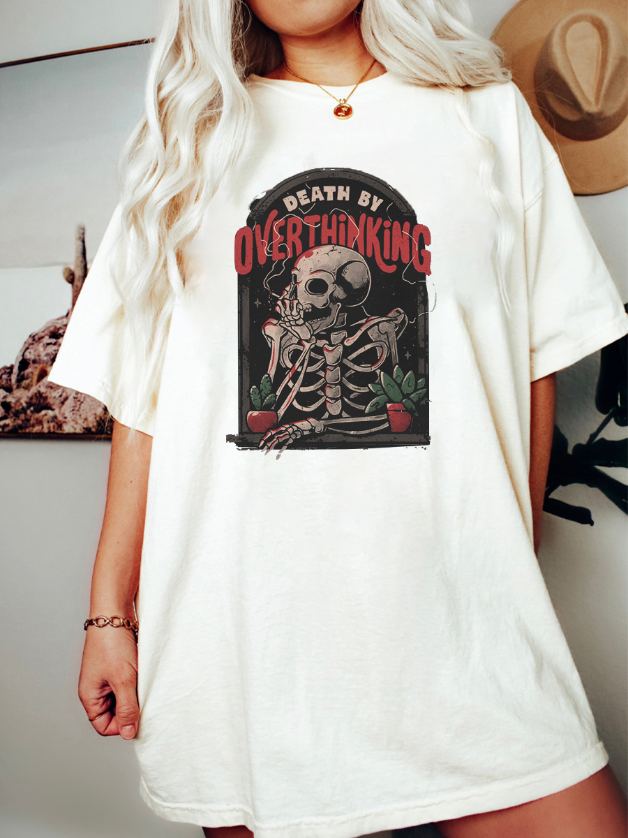 Death By Overthinking Plus Size T-Shirt