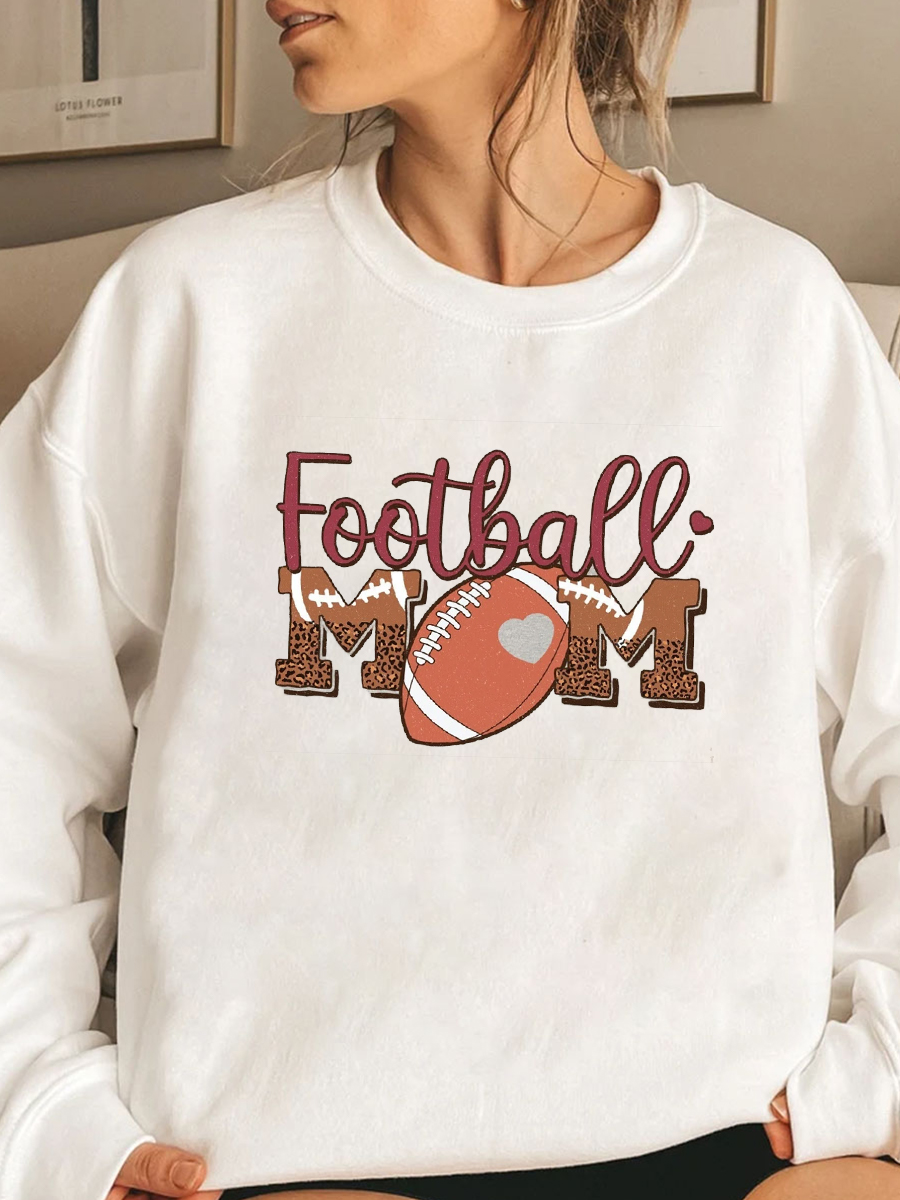 Football Mom Plus Size Sweatshirt