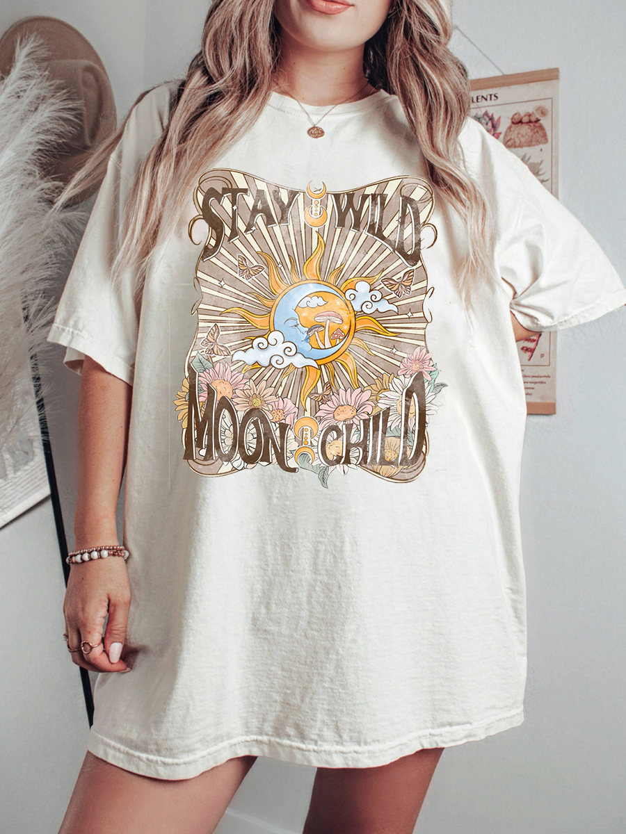 Stay Wild Moon Child Plus Size T-Shirt