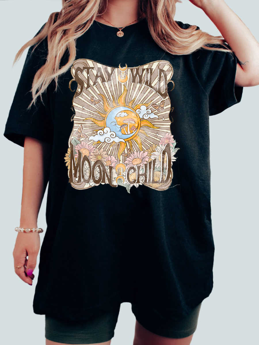Stay Wild Moon Child Plus Size T-Shirt