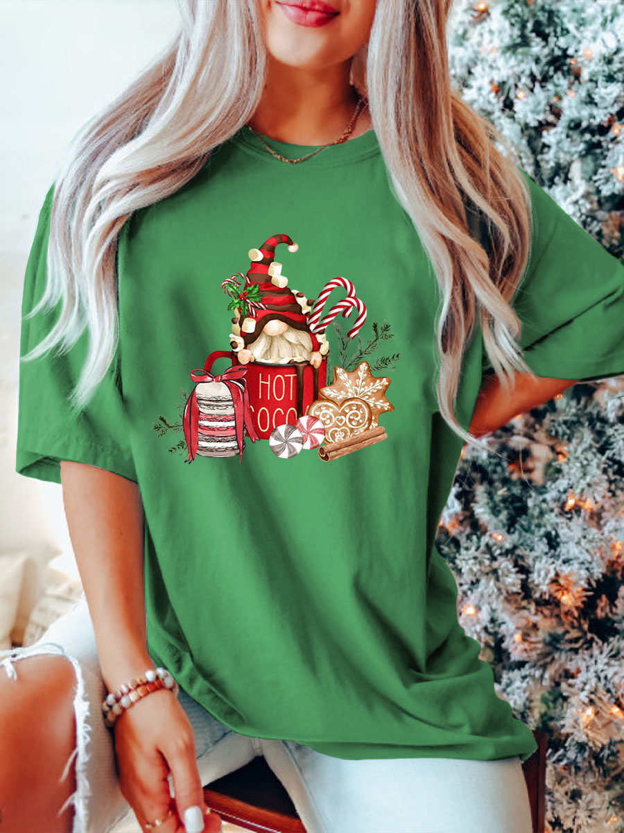 Plus Size Hot Cocoa Gnome Tee