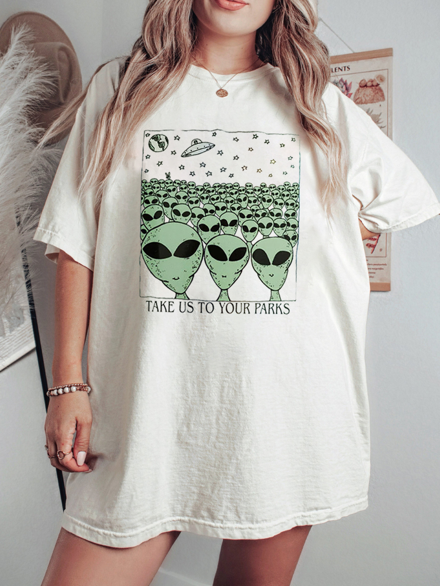 Alien Plus Size T-Shirt