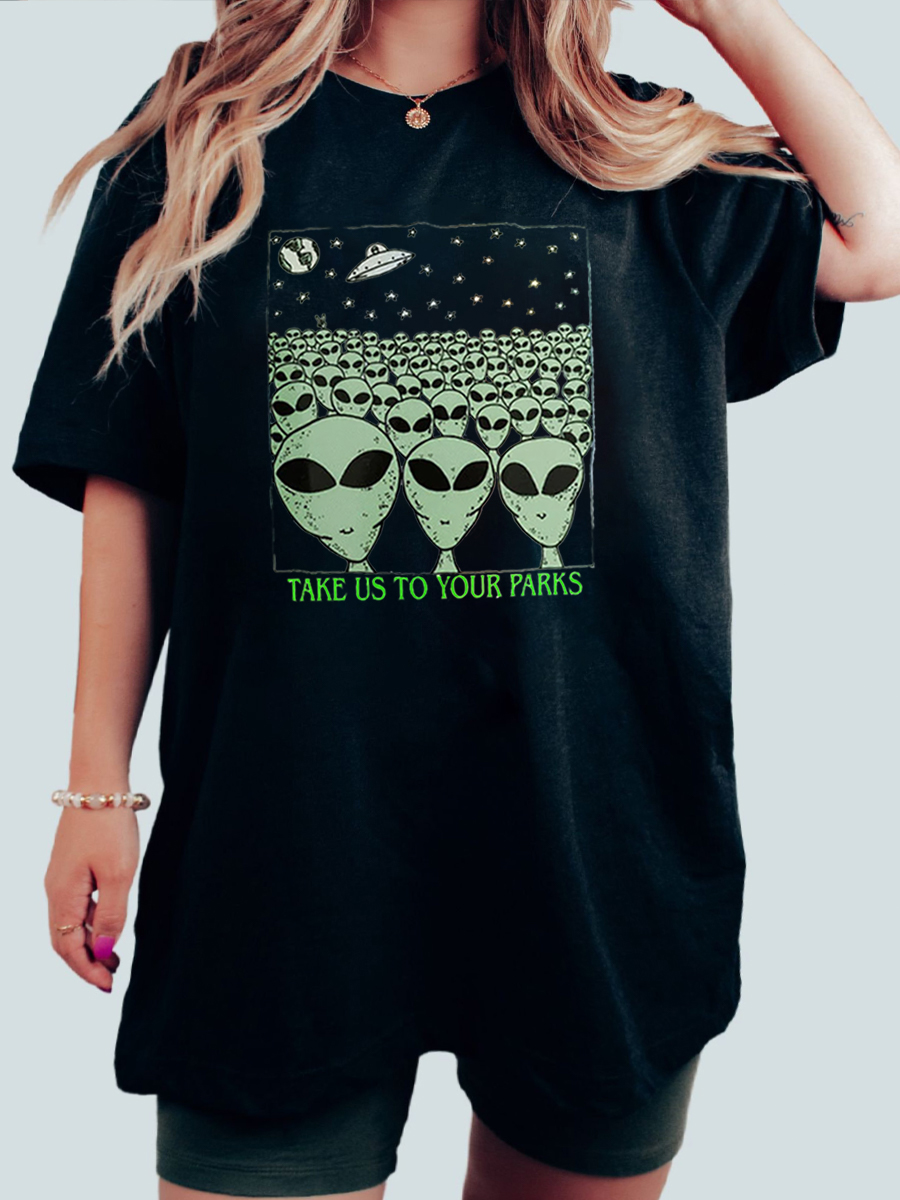 Alien Plus Size T-Shirt