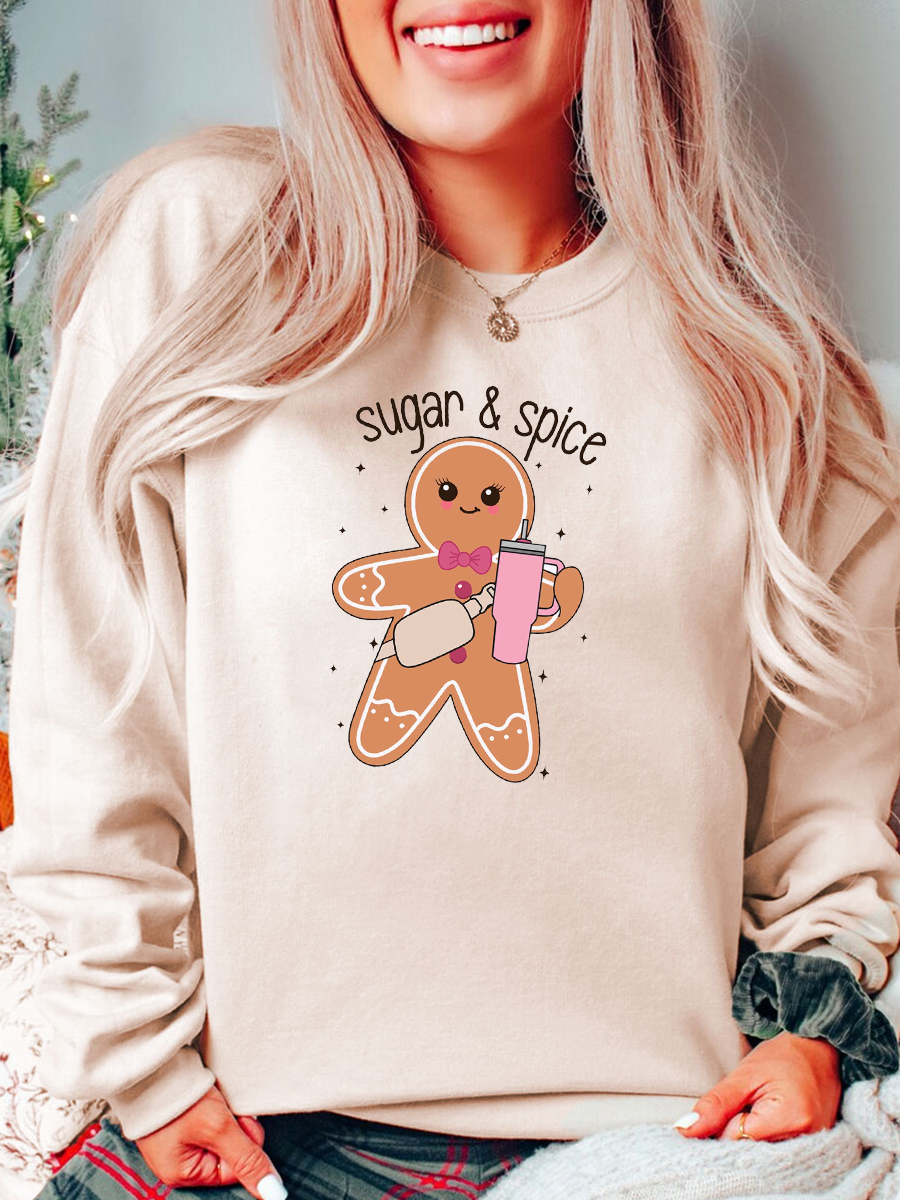 Gingerbread man sweatshirt new arrivals