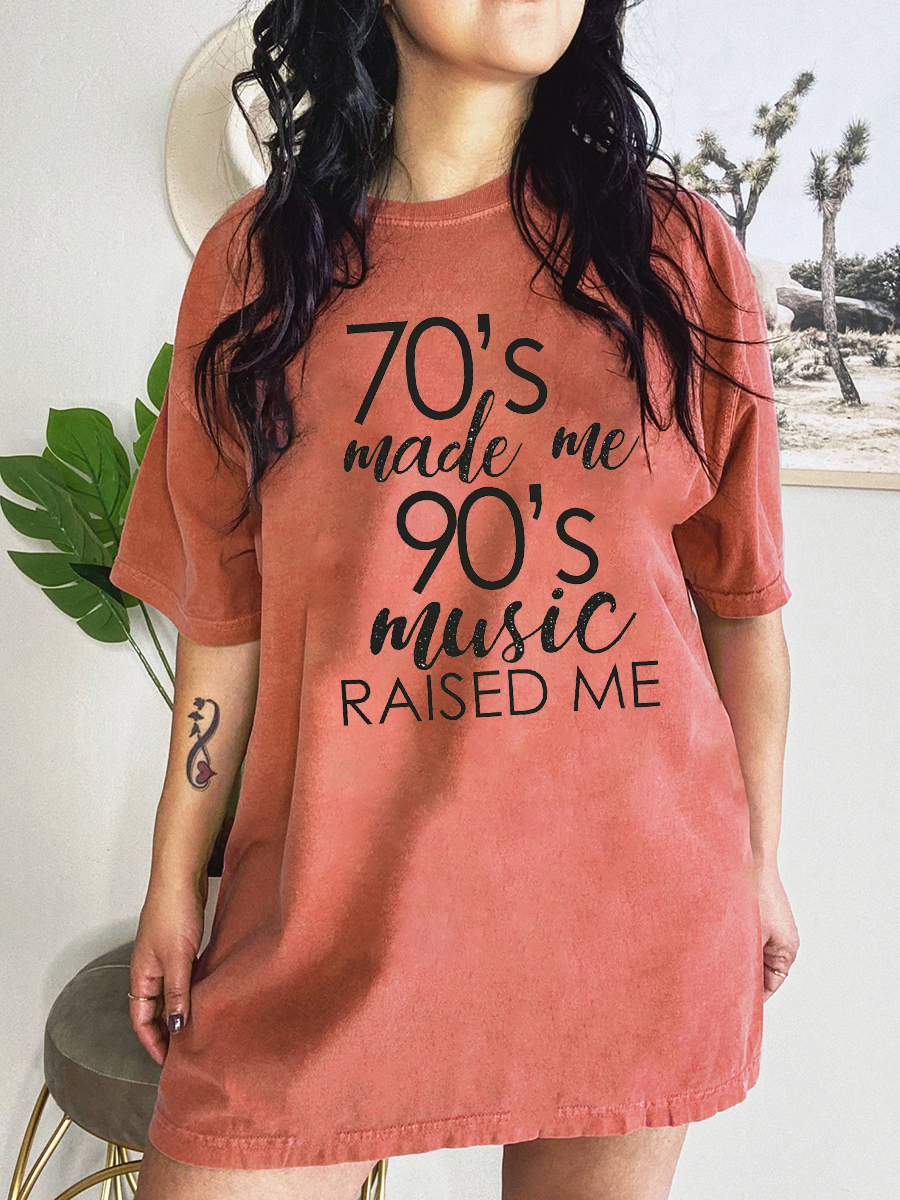 70'S Made Me Tee Plus Size T-Shirt