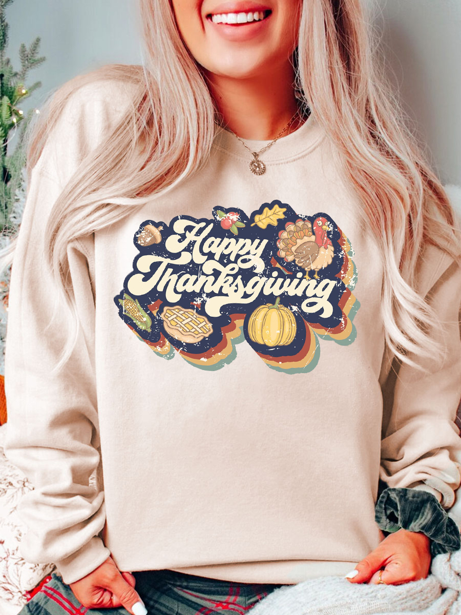 Family Thanksgiving Plus Size Sweatshirt